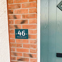 Acrylic Standard Range - House 3D Number Acrylic Sign