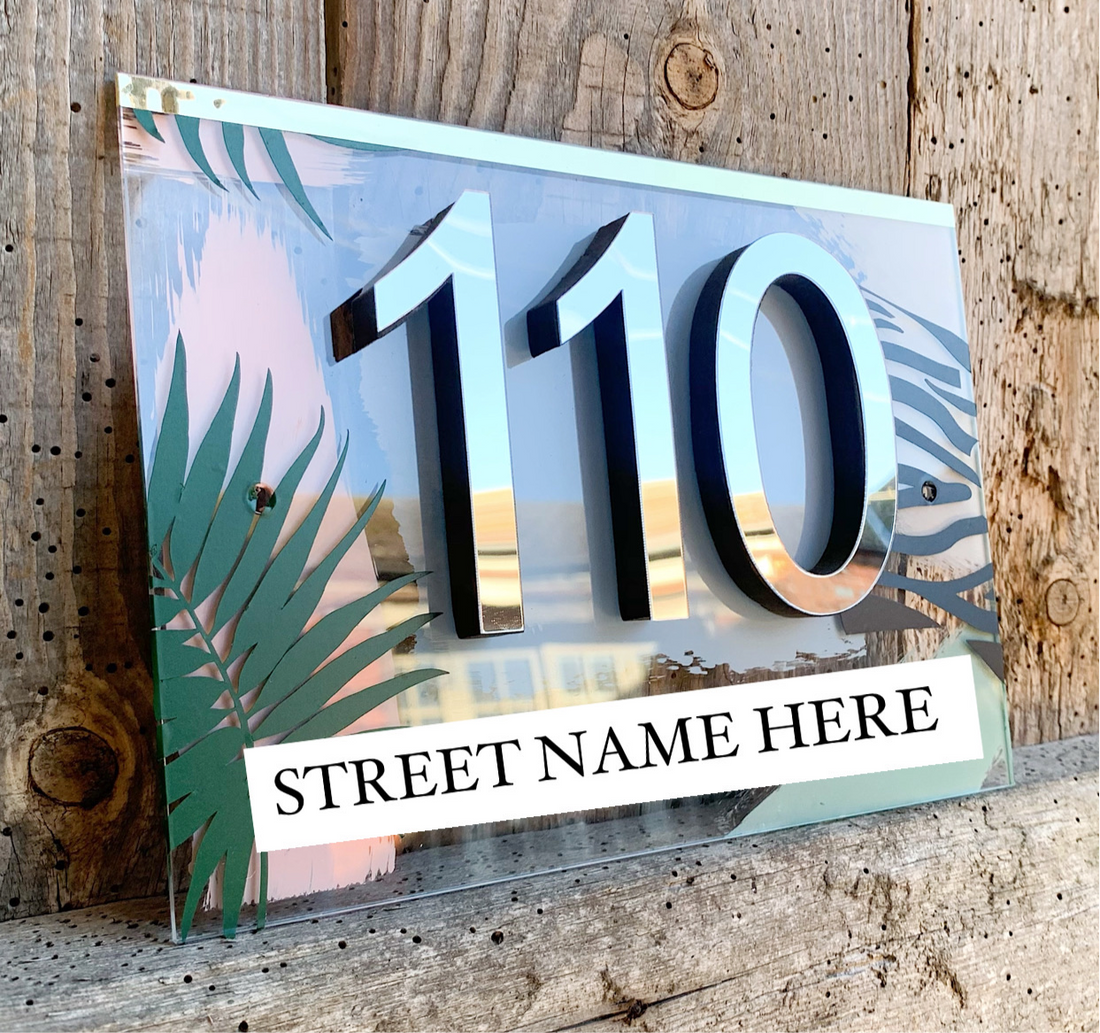 Bespoke Range - House Number 3D Acrylic Sign