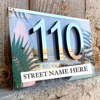 Bespoke Range - House Number 3D Acrylic Sign