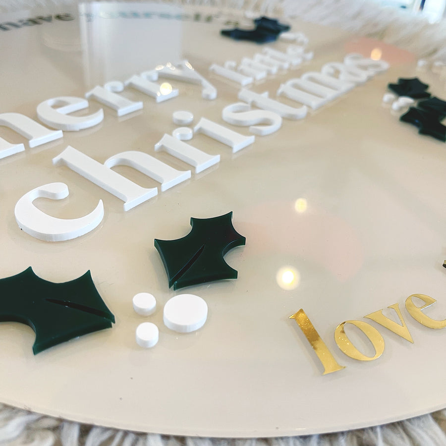 Merry Christmas At the… Signage